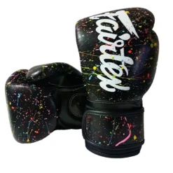 Fairtex BGV14 Painter Black Muay Thai Gloves