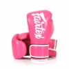 Fairtex BGV14 Pink White Microfibre Muay Thai Gloves 2 Fairtex BGV14 Pink White Microfibre Muay Thai Gloves -Fight Shop Direct bgv14 pk