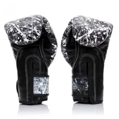 Fairtex BGV14 Painter Black White Muay Thai Gloves -Fight Shop Direct bgv14pt black white 4