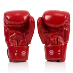 Fairtex BGV19 Red Deluxe Tight-Fit Muay Thai Gloves -Fight Shop Direct bgv19 red 4 0 1