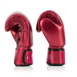 Fairtex BGV22 Metallic Red Muay Thai Gloves -Fight Shop Direct bgv22 red 3 0 1