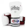 Fairtex BGV9 White Red Mexican Style Muay Thai Gloves -Fight Shop Direct bgv9 white red 1
