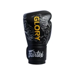 Fairtex X Glory BGVG3 Black Silver Kickboxing Gloves -Fight Shop Direct bgvg3 black silver 6