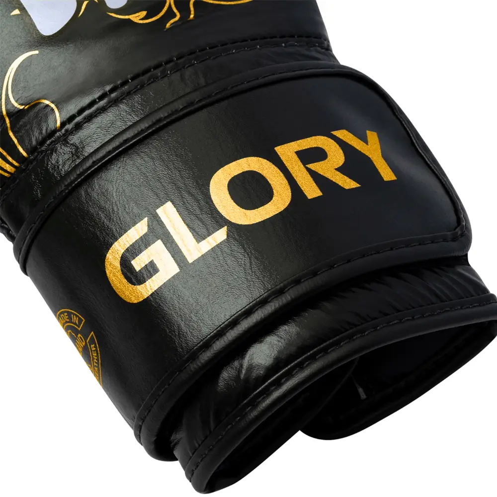 Fairtex X Glory BGVG3 Black Gold Kickboxing Gloves 4 Fairtex X Glory BGVG3 Black Gold Kickboxing Gloves - Image 2