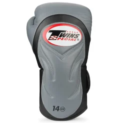Twins BGVL6 Black Grey Muay Thai Gloves -Fight Shop Direct bgvl 6 bk gy 4