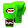 Twins BGVL3 Green Velcro Muay Thai Gloves -Fight Shop Direct bgvl3 green 0 1