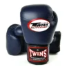 Twins BGVL3 Navy Blue Velcro Muay Thai Gloves -Fight Shop Direct bgvl3 navy blue 1