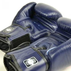 Twins BGVL3 Navy Blue Velcro Muay Thai Gloves 8 Twins BGVL3 Navy Blue Velcro Muay Thai Gloves -Fight Shop Direct bgvl3 navy blue 3