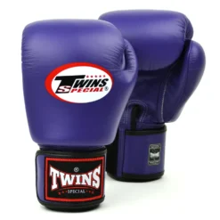 Twins BGVL3 Purple Velcro Muay Thai Gloves