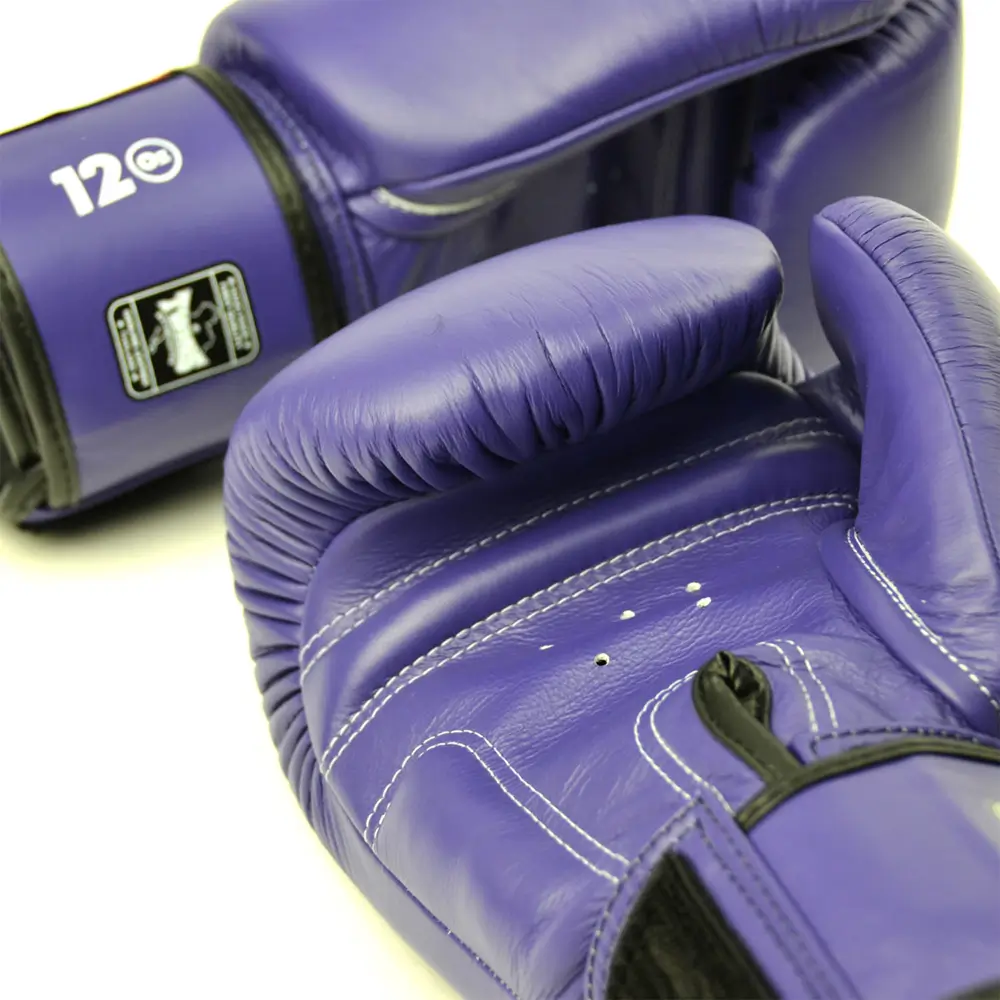 Twins BGVL3 Purple Velcro Muay Thai Gloves 4 Twins BGVL3 Purple Velcro Muay Thai Gloves - Image 2