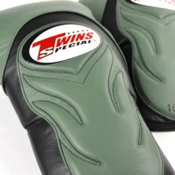 Twins BGVL6 Black Olive Muay Thai Gloves -Fight Shop Direct bgvl6 black olive green 3