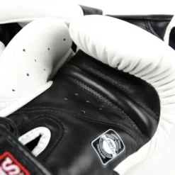 Twins BGVL6 Black White Muay Thai Gloves -Fight Shop Direct bgvl6 black white 4