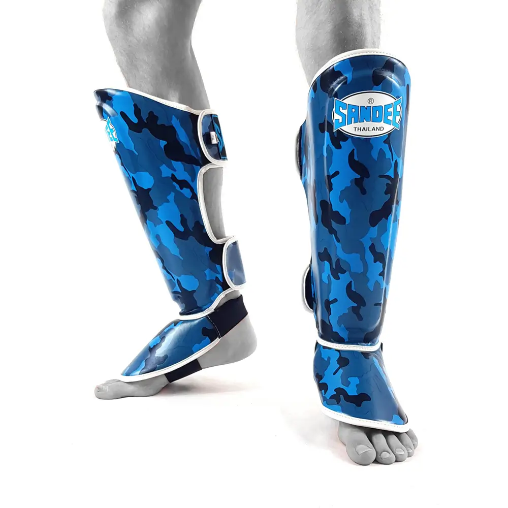 Sandee Camo Blue Shin Guards 4 Sandee Camo Blue Shin Guards - Image 2
