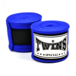 Twins CH5 5m Premium Elastic Handwraps Blue