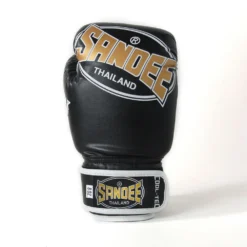 Sandee Cool-Tec Black Gold Muay Thai Gloves 8 Sandee Cool-Tec Black Gold Muay Thai Gloves -Fight Shop Direct ctbg2 bkgdwh 3