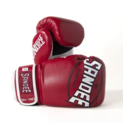 Sandee Cool-Tec Red White Muay Thai Gloves