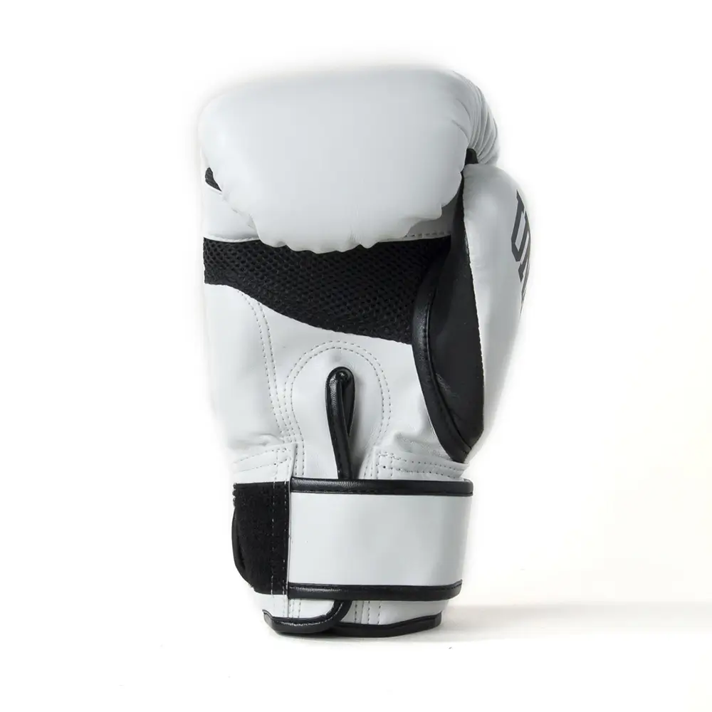 Sandee Cool-Tec White Black Muay Thai Gloves 5 Sandee Cool-Tec White Black Muay Thai Gloves - Image 3
