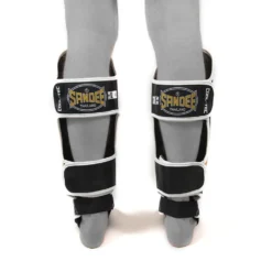 Sandee Cool-Tec Black Gold Shin Guards -Fight Shop Direct ctsg2 bkgdwh 3