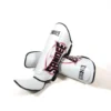 Sandee Cool-Tec White Black Shin Guards 1 Sandee Cool-Tec White Black Shin Guards -Fight Shop Direct ctsg2 whbkrd 1