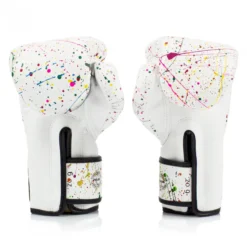 Fairtex BGV14 Painter White Muay Thai Gloves -Fight Shop Direct fairtex bgv14pt white 3