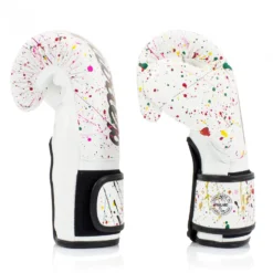 Fairtex BGV14 Painter White Muay Thai Gloves -Fight Shop Direct fairtex bgv14pt white 4