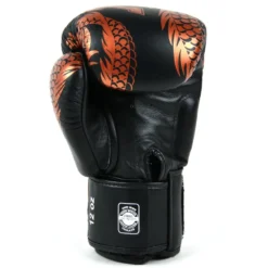 Twins FBGVL3-49 Copper Flying Dragon Muay Thai Gloves -Fight Shop Direct fbgvl3 49 bronze 3
