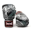 Twins FBGVL3-52 Black Silver Nagas Muay Thai Gloves 2 Twins FBGVL3-52 Black Silver Nagas Muay Thai Gloves -Fight Shop Direct fbgvl3 52 black silver 1