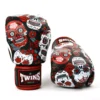 Twins FBGVL3-53 Red Skulls Muay Thai Gloves 1 Twins FBGVL3-53 Red Skulls Muay Thai Gloves -Fight Shop Direct fbgvl3 53 red 1