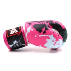 Twins FBGVL3-61 Candy Pink White Muay Thai Boxing Gloves -Fight Shop Direct fbgvl3 61 3 1