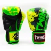 Twins FBGVL3-61 Candy Green Black Muay Thai Boxing Gloves -Fight Shop Direct fbgvl3 61 gn 1