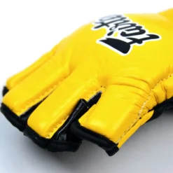 Fairtex FGV12 Yellow Ultimate MMA Gloves 8 Fairtex FGV12 Yellow Ultimate MMA Gloves -Fight Shop Direct fgv12 yellow 3