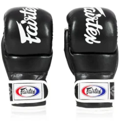 Fairtex FGV18 Black MMA Sparring Gloves -Fight Shop Direct fgv18 black black 3