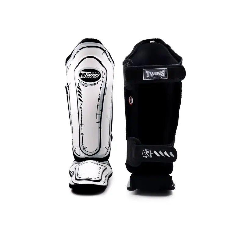Twins FSGL10-66 Comic Double Padded Shin Guards 4 Twins FSGL10-66 Comic Double Padded Shin Guards - Image 2