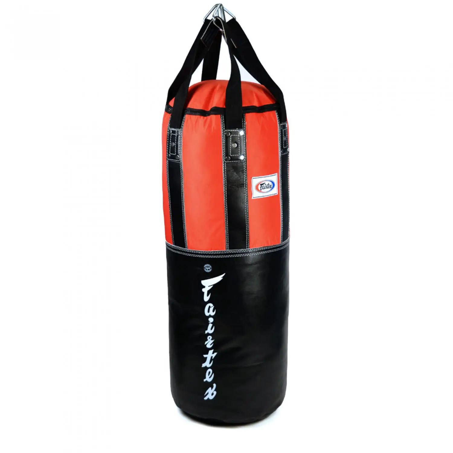 Fairtex HB3 Extra Large Leather Heavy Bag Black-Red (UN-FILLED) 4 Fairtex HB3 Extra Large Leather Heavy Bag Black-Red (UN-FILLED) - Image 2