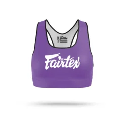 Fairtex SB1 Classic Sports Bra Purple-White