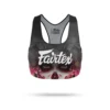 Fairtex Stamp SB10 Sports Bra Black-Pink -Fight Shop Direct sb10 black pink1