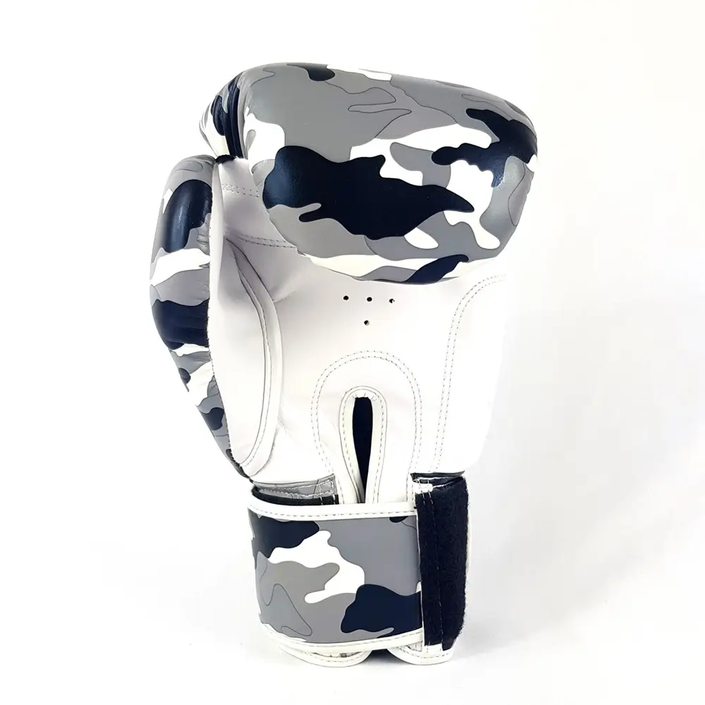 Sandee Sport Camo Grey Muay Thai Gloves 6 Sandee Sport Camo Grey Muay Thai Gloves - Image 4