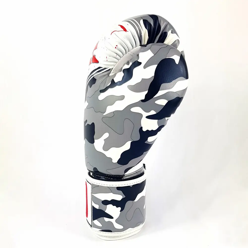 Sandee Sport Camo Grey Muay Thai Gloves 7 Sandee Sport Camo Grey Muay Thai Gloves - Image 5