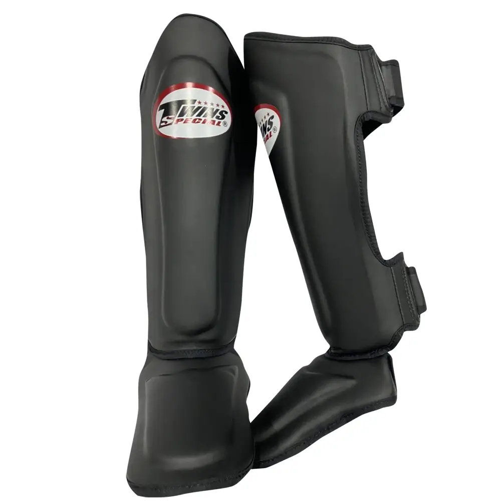 Twins SGS10 Black Double Padded Shin Guards 3 Twins SGS10 Black Double Padded Shin Guards