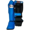 Twins SGS10 Blue-Black Double Padded Shin Guards -Fight Shop Direct sgs10 blue 1