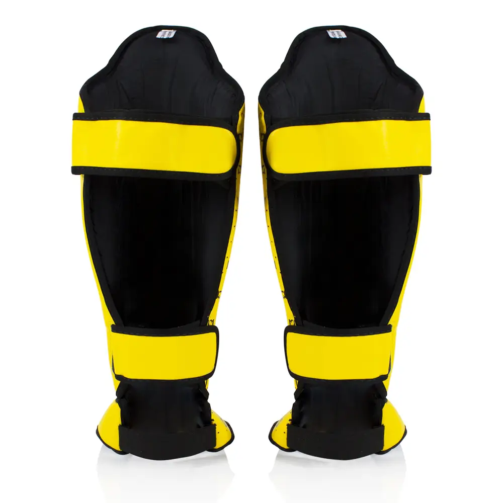 Fairtex SP5 Yellow Shin Guards 4 Fairtex SP5 Yellow Shin Guards - Image 2