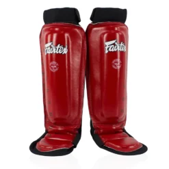 Fairtex SP6 MMA Style Red Shin Guards