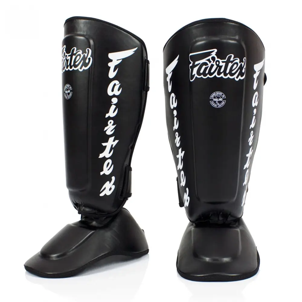 Fairtex SP7 Black Twister Detachable Shin Guards 3 Fairtex SP7 Black Twister Detachable Shin Guards
