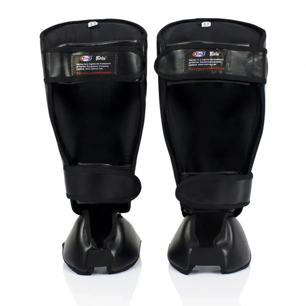 Fairtex SP7 Black Twister Detachable Shin Guards 4 Fairtex SP7 Black Twister Detachable Shin Guards - Image 2