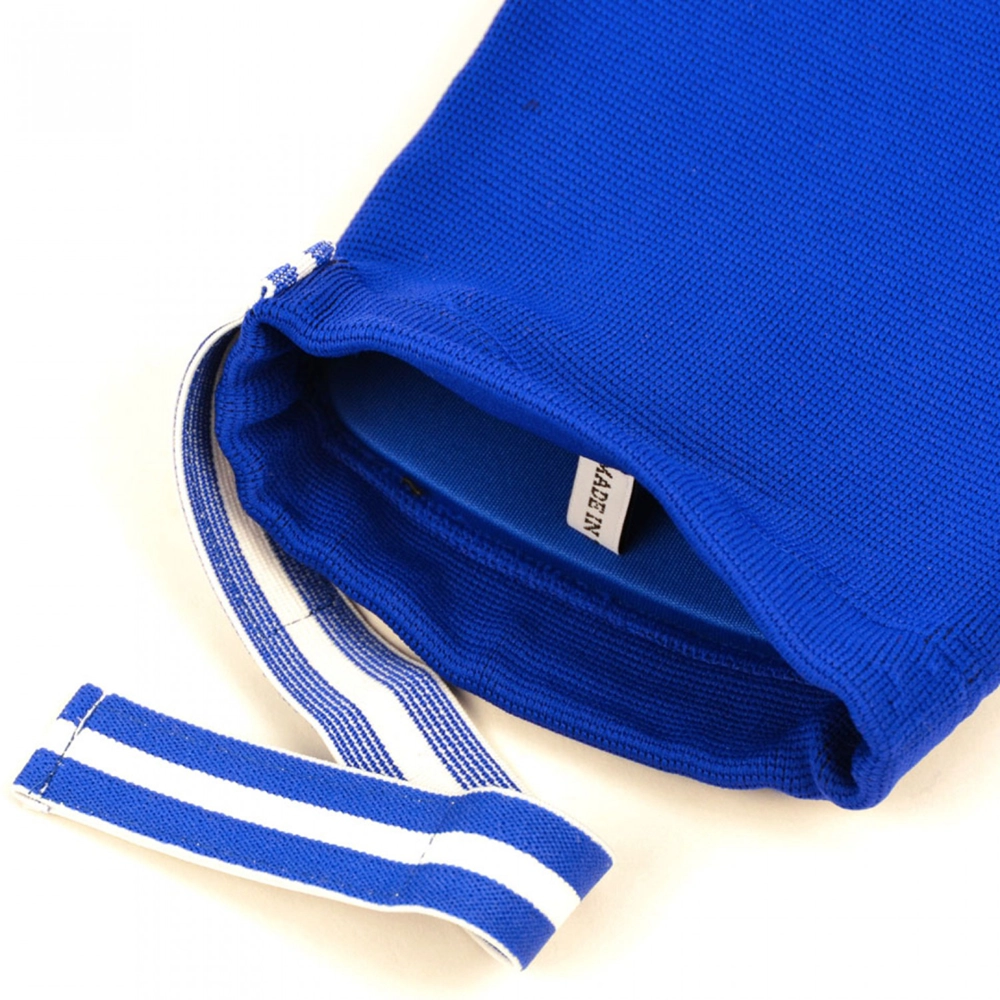 Fairtex SPE1 Blue Elastic Competition Shin Pads 5 Fairtex SPE1 Blue Elastic Competition Shin Pads - Image 3