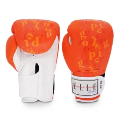 Top King X Elle Active “Serendipity” Muay Thai Gloves 7 Top King X Elle Active “Serendipity” Muay Thai Gloves -Fight Shop Direct tkbxelle orange 1