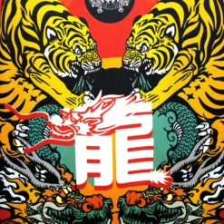 TUFF TT104 Tank Top Red Chinese Dragon And Tiger 11 TUFF TT104 Tank Top Red Chinese Dragon And Tiger -Fight Shop Direct tuf tt104 5