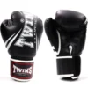 Twins FBGVDM3-TW6 Black Non-Leather Muay Thai Gloves 2 Twins FBGVDM3-TW6 Black Non-Leather Muay Thai Gloves -Fight Shop Direct tw6 black t