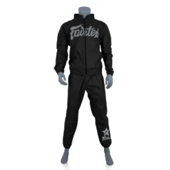 Fairtex VS3 Vinyl Sweatsuit Black-Grey