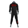 Fairtex VS3 Vinyl Sweatsuit Black-Red 1 Fairtex VS3 Vinyl Sweatsuit Black-Red -Fight Shop Direct vs3 black red 1